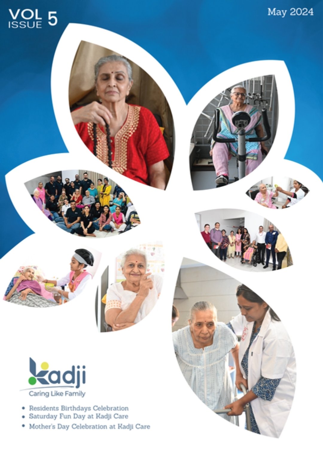 The Kadji Care magazine cover