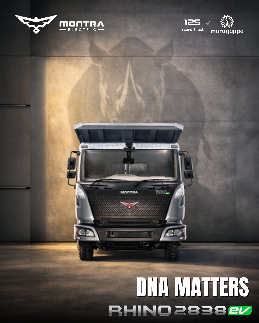DNA Matters — Rhino 2838 EV cinematic product film still