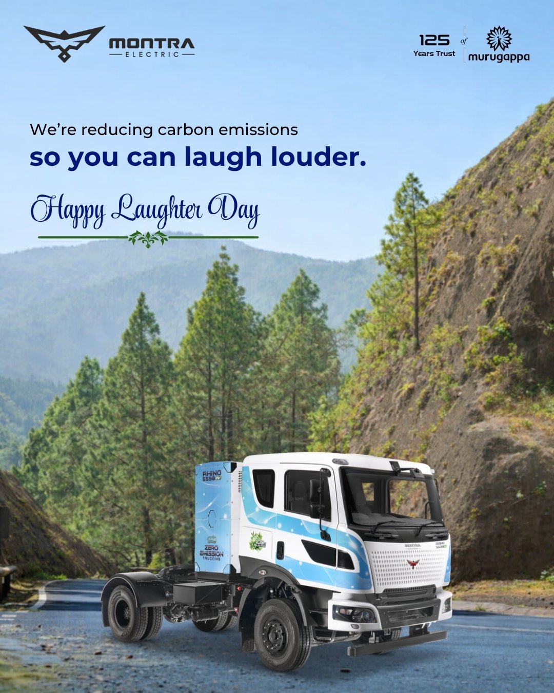 Laughter Day — reducing carbon emissions so you can laugh louder