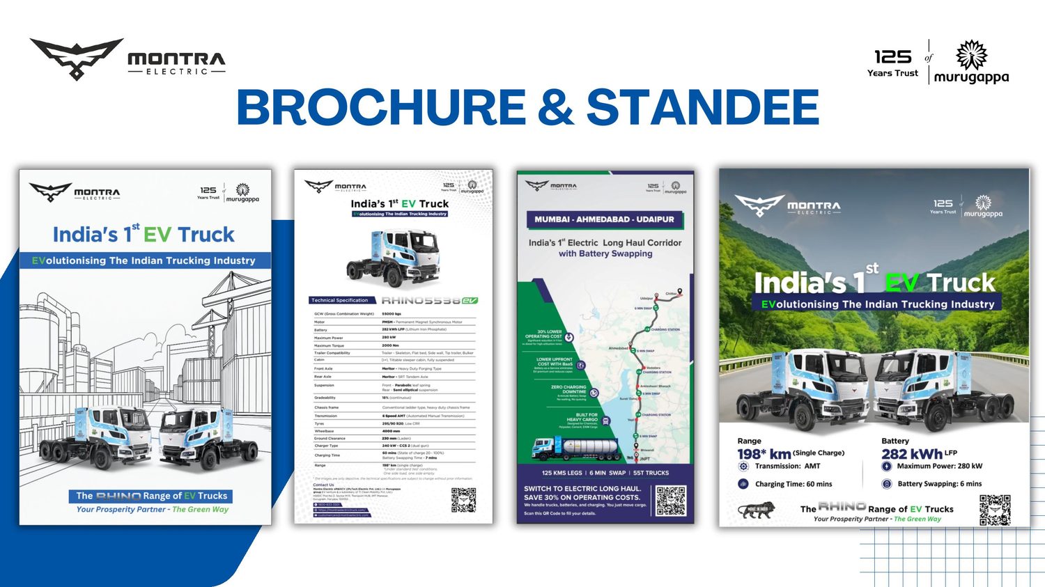 Brochure, standee and print collateral